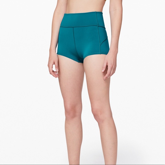 ‼️SOLD‼️Lululemon Blue In Movement Short Everlux - Picture 4 of 7